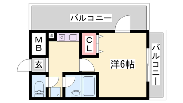 西明石駅 徒歩7分 5階の物件間取画像